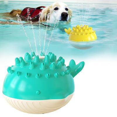 China China Sustainable Water Factories Spray Swimming Ball Inject Interactive Dog Toys Water Pet Ball Dog Toys for sale