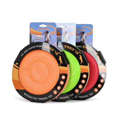 China Amazon Viable Hot Selling Wholesale Dog Frisbeed Chew Toys and Sharp Resistant Interactive Puzzle Game Dog Flying Disc Toys for sale