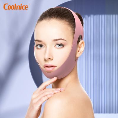 China Women's Portable V Line Face Lift Eliminates Double Skin Silicone Strap Sagging Chin Reducer Facial Slimming for sale