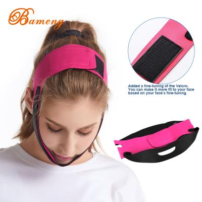 China Portable Face Slimming Bandage Double Strap Face Lift Chin Reducer Band Face Lifting V-Line for sale