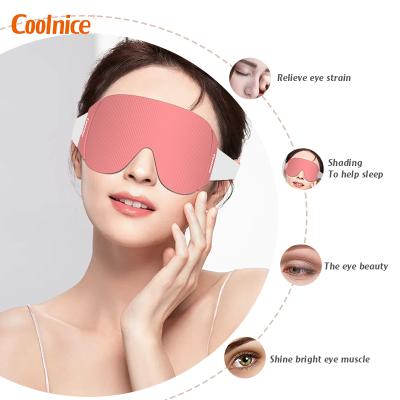 China Moisturizer USB Silicone Eye Mask USB Hot Steam Compress for Puffy Eyes Eye Mask with Heat and Timer for sale