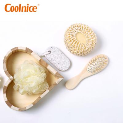 China Hot Natural Boar Hair Long Body Bath Spa Sale Handle or Plug Set Detachable Design Massage Bath Brush for Body Care for sale