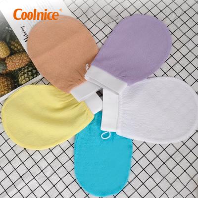 China EXFOLIATE Exfoliating Korean Turkish Face Bath Exfoliating Glove for sale