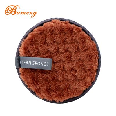 China Amazon Hot Seller Ultra Soft Reusable Microfiber Make Up Remover Pads Washable High Quality Cleaning Face Make Up Remover Pads for sale