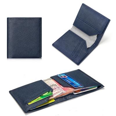 China 2019 New Men's Wallet Genuine Leather Top Grain RFID Blocking Function for Protective Credit Cards for sale