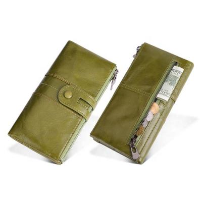 China Luxury RFID Ladies Pinch Wallet Fashionable And Multifunctional Design 6 Colors For Choice for sale