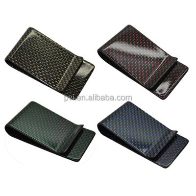 China carbon fiber & Fancy Custom Kevlar Carbon Fiber Titanium Silver Clip-- Various Color Selection for sale