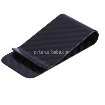 China Glossy Carbon Fiber Black And Matte Black Carbon Fiber Money Clip From China Made Of 100% 3K Carbon Fiber for sale