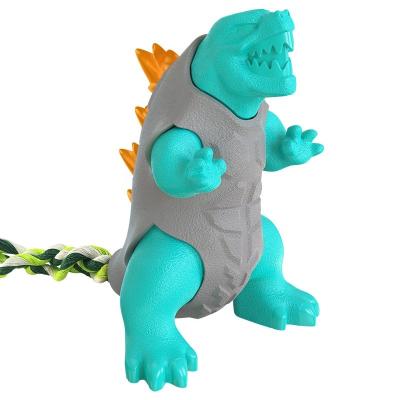 China Viable Evil Godzilla Dog Chew Toy for sale