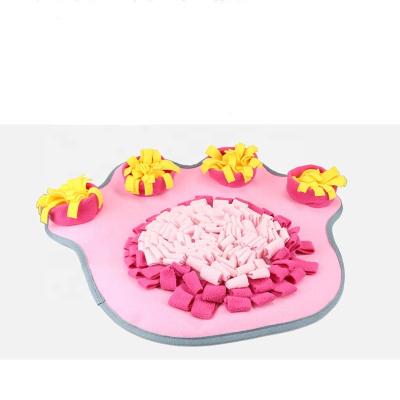 China Puzzle Stocked Mats Toy Pad Feeding Snuffle Dog Training Snuffle Mat for sale