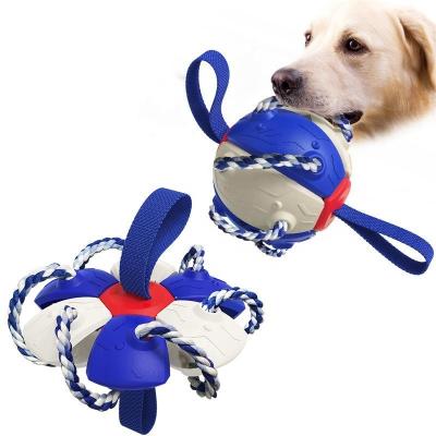 China Sustainable Strain Interactive Ball Dog Interactive Flying Saucer Toy for sale