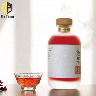 China New Style 250ml 500ml Beverage Fruit Wine Glass Bottle Red Wine Glass Bottle Ice Wine Glass Bottle for sale