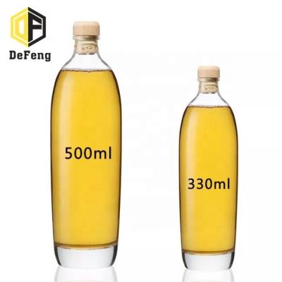 China 500ml Beverage Red Wine Bottle Fruit Vinegar Bottle Yeast Ice Wine Bottle for sale