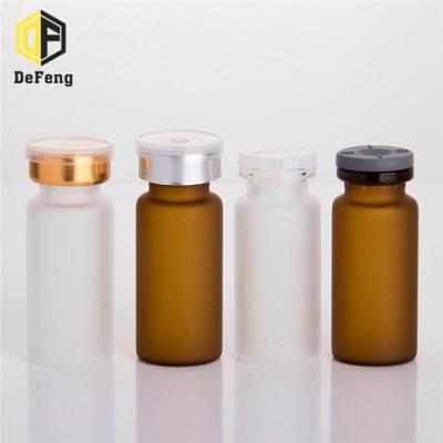 China 10ml Bottle Glass Bottle Apothecary Potion Medical Medicine Bottles With Silicone Rubber Cap Cap for sale