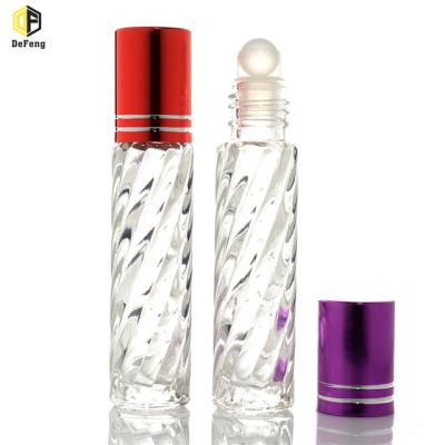 China Perfume Essential Oil Bottle 5ml Rollball Essential Oil Bottles Empty Glass Perfume Bottle for sale