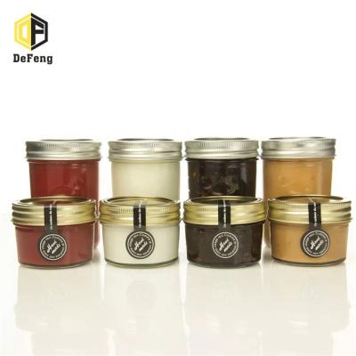 China Storage Jar Food Jar Caviar Glass Bottle Glass With Cover Sealed Jam Jar Wholesale for sale