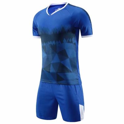 China Quick-drying cheap OEM soccer jerseys football shirts football jersey shirt and pants boys two pieces sets for sale