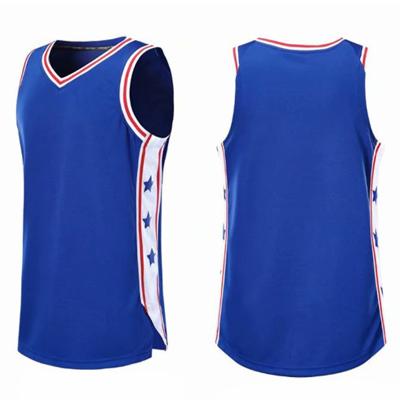 China Antibacterial OEM plus size xxs-6xl basketball tank top custom your own logo T-shirt and shorts basketball tank top sets for sale