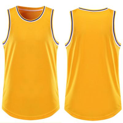 China OEM Antibacterial Plus Size Man School Youth Basketball Tank Tops Black And Red Basketball Tank Top Wear Clothing Set for sale