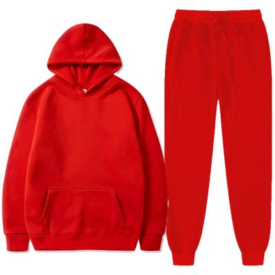 China OEM Cotton QUICK DRY Custom Sports Plus Size Jogger Jogger Gym Plain Fleece Winter Pink Hoodies Tracksuits Clothing Set for sale