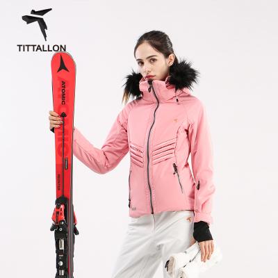 China Professional OEM Women's Ski Jacket Soft Multifunctional Women's Anti-UV Snowboarding for sale