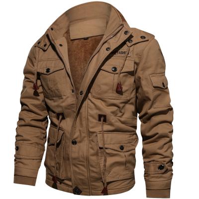 China Military Fleece Breathable High Quality Winter Jackets Soft Shell Plus Size Mens Jackets for sale