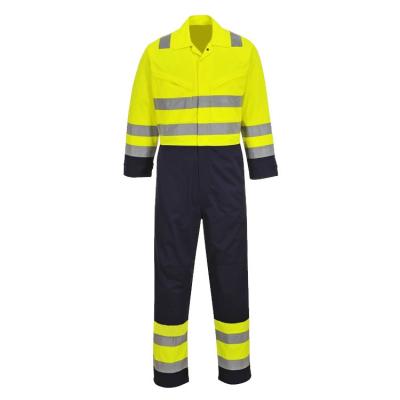 China Factory Supply 100% Polyester Raincoat Industrial Mechanic One Piece Work Resistant One Piece Oil /Windproof/Eco-friendly/Eco-friendly/Durable/Soft Reflective Coverall for sale