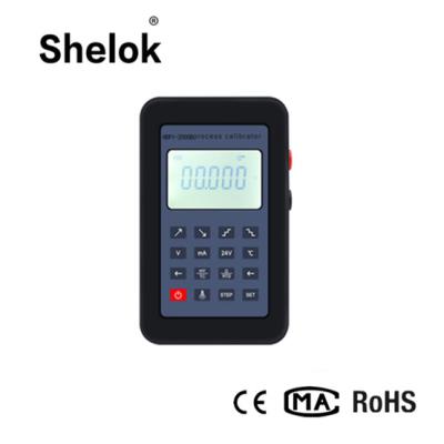 China 0.01% 4-20ma digital display signal generator loop process calibrator for sale