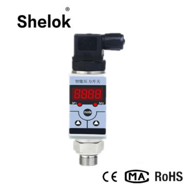 China 12V intelligent digital air water oil 0~100MPa pressure switch 24V for air compressor for sale