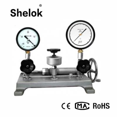 China Water hydraulic  -0.082-6MPa pressure calibration machine dead weight tester for sale