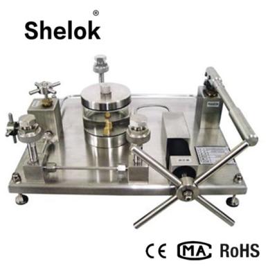 China SS 0 ~ 60 Mpa 1/4NPT oil high pressure calibrator for aviation aerospace food use for sale