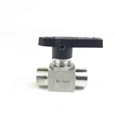 China Shelok 2019 2 way mini welded ss ball valve for sale