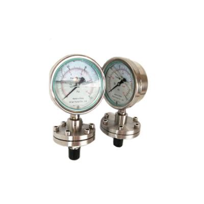 China 150mm Diaphragm flange pressure gauge for sale