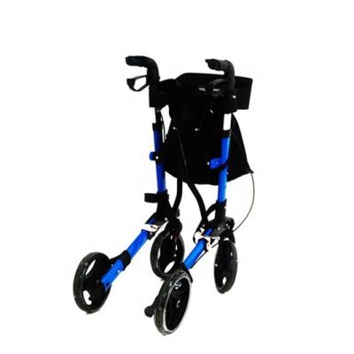 China Convenient Fashionable Elderly And Disabled Walking Aid Rollator Walker With Four Wheels for sale