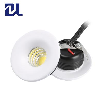 China Small Spot COB Light Hot Sale Good Heat Dissipation Aluminum PC Housing Round 3w COB Led Spotlight for sale