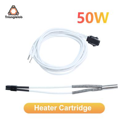 China From Trianglelab 3D New 24V 50W Heater Cartridge With 100CM Printer 6*20MM Multi-Axis Cable For 3D Printer For V6 HOTEND Volcano MK8 MK9 for sale