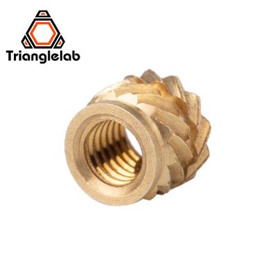 China Brass Embedded Nut Industrial Design Trianglelab M3 Nut Inset Model For Sherpa MINI Extruder KIT 3D Printer Accessories for sale