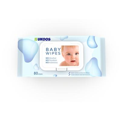 China Cleaning OEM Most Popular Baby Wet Wipes Cotton Organic Hand And Face Baby Wipes for sale