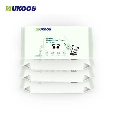 China Free Sample Private Label Sensitive Skin Bamboo Cleansing Baby Wipes for sale