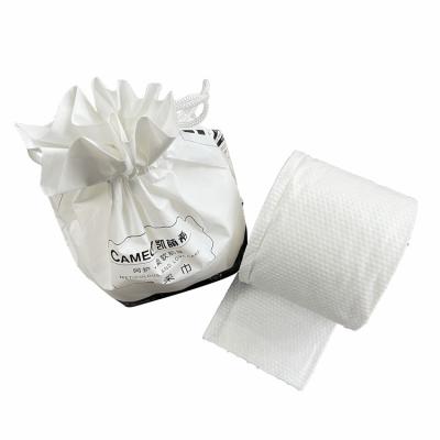 China Disposable Household Pearl Pattern Face Cleansing Towel Roll Pack Nonwoven Disposable Facial Tissue Dry Cloth Passes for sale