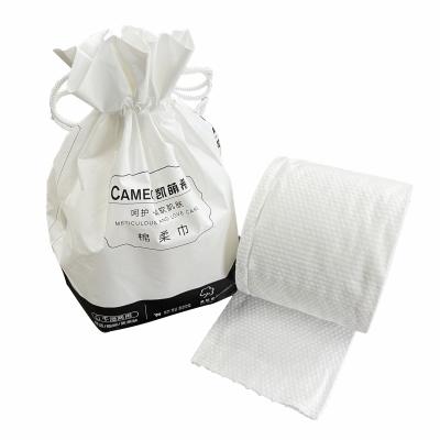 China 100% Cotton Pearlet Pattern Disposable Face Cleansing Disposable Towel Facial Tissue for sale