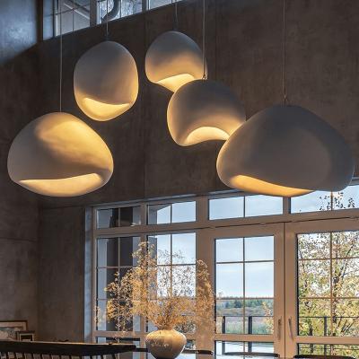 China Designer Modern Indoor Lights Personality Resin LED Lights Creative Hanging Bedroom Pendant Light for sale