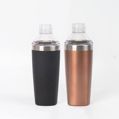 China Double Wall Design New Arrival 20oz Double Wall Stainless Steel Insulated Tumbler And Martini Cocktail Cocktail Shaker for sale