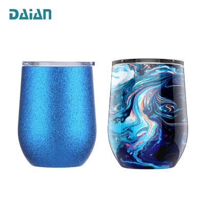 China Sustainable Premium Quality Sublimation Blanks Vacuum Insulated Wine Tumbler Cup for sale