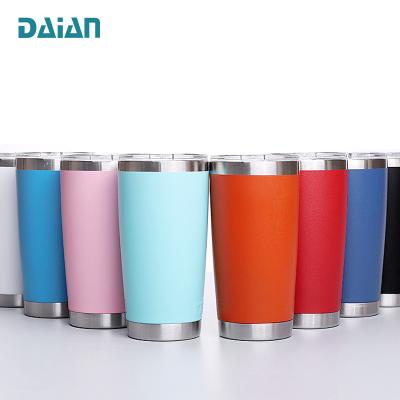 China Durable Stainless Steel 20oz Travel Mug Metal Insulated Double Wall Vacuum Tumbler for sale