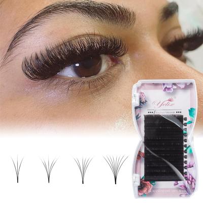 China Natural Soft Easy Extension False Eyelashes Mink Faux Auto Blossom Lashes Flower Eyelash Extension from Yelix for sale