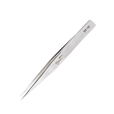 China Wholesale Price Yelix Antimagnetic ST-16 Led Tip Lash Tweezer Professional Makeup Tool Eyelash Extension Tweezers for sale