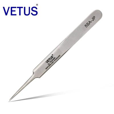 China Custom Made Yelix Accessories Tweezers Tool 5SA-JP Logo Handmade Individual Eyelash Extension Comfortable Grip for sale