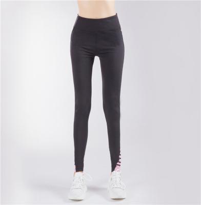 China New High Quality Breathable Arrive Running Fitness Yoga Pants High Waist Gaiters Lift Up Elastic Sportswear Stylish Trousers for sale