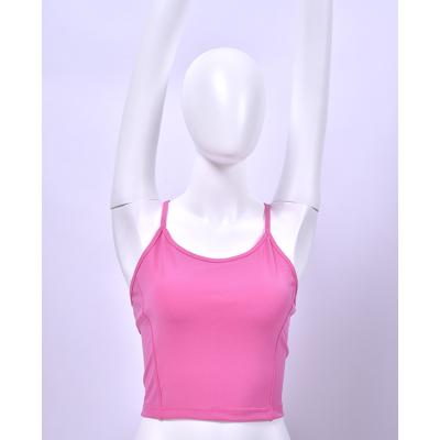 China China Market Agent Wholesale Breathable Sports Quick Dry Yoga Vest Women for sale